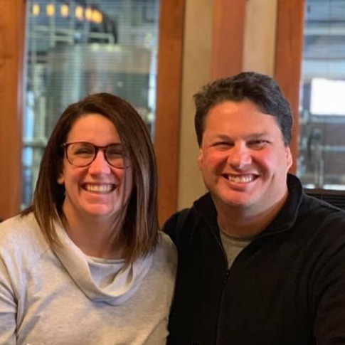 Sarah and her brother, Jason, during one of his visits to Central New York!