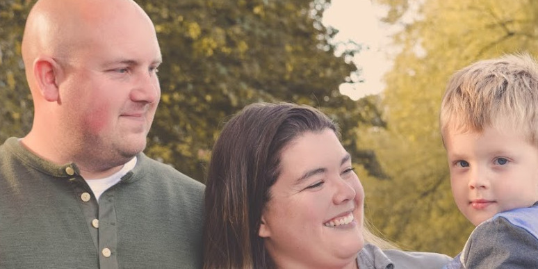 Photograph of adoptive Family
