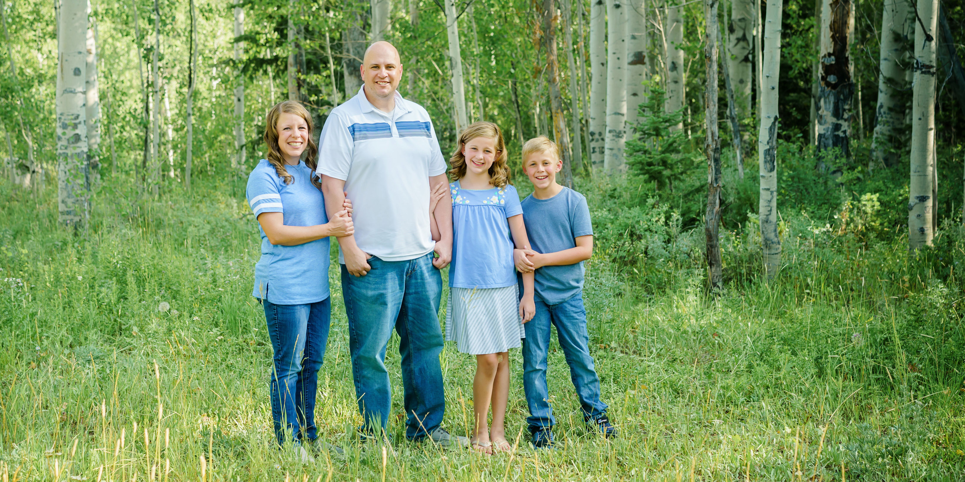 Photograph of adoptive Family