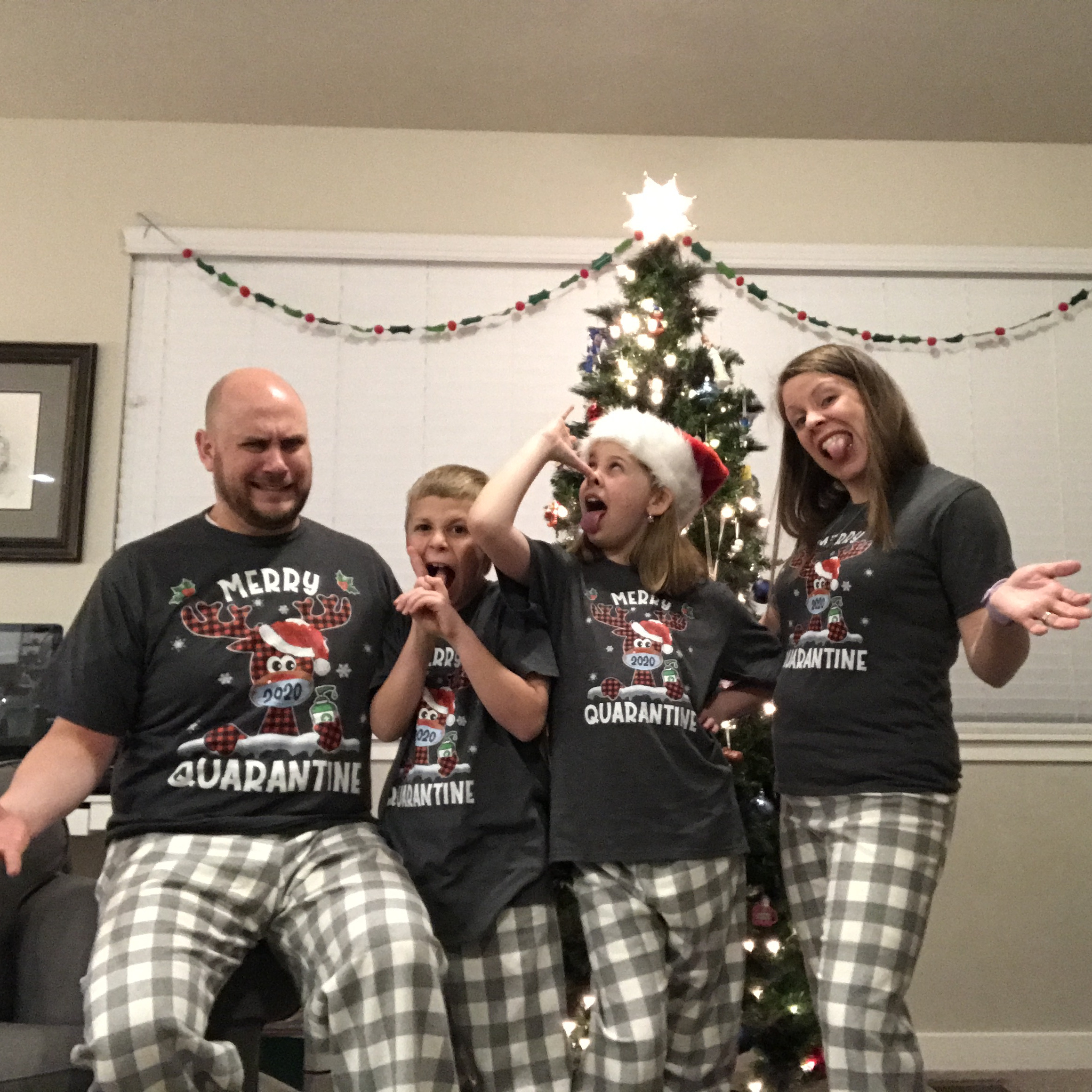 Quarantine pajamas make one crazy!