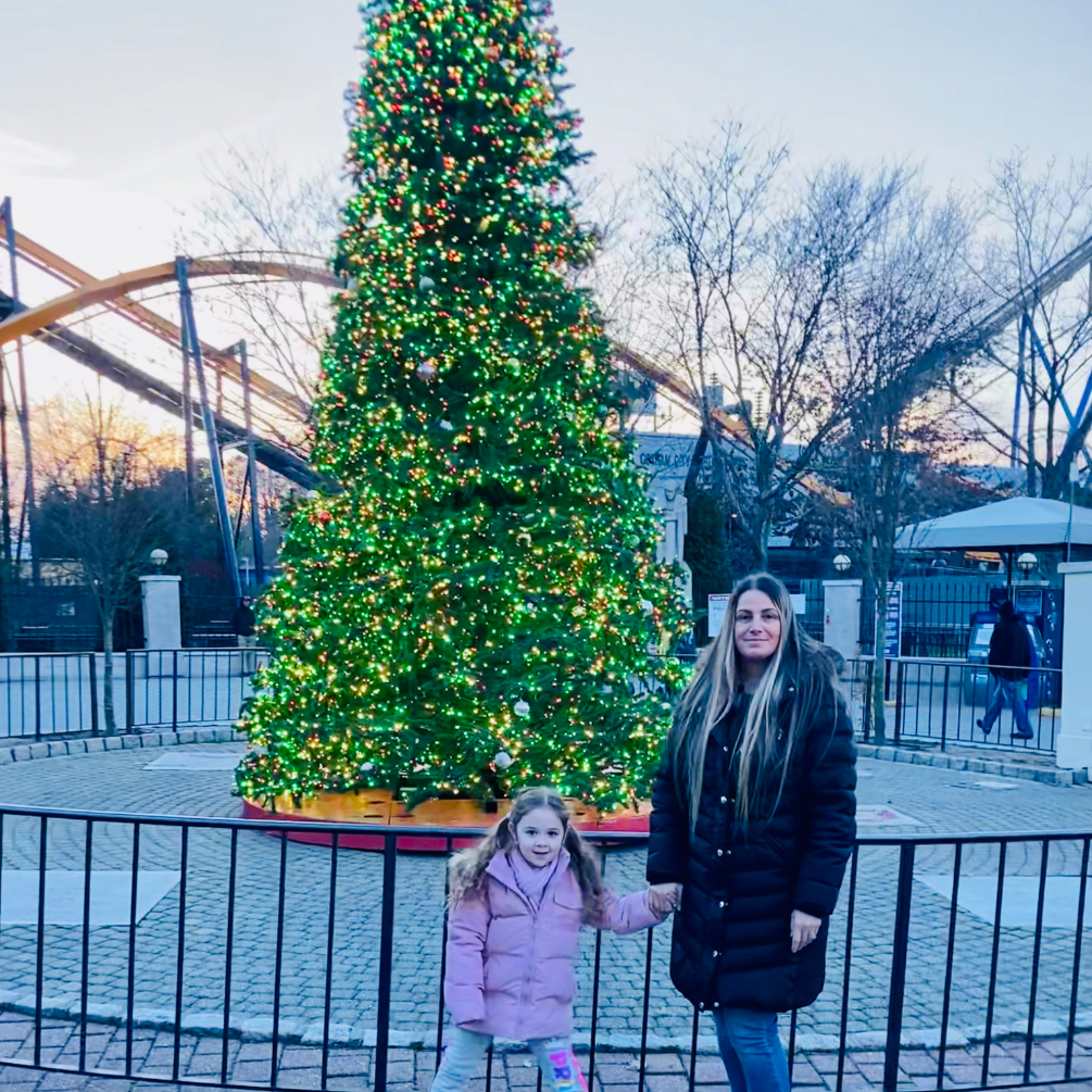 We recently went to Great Adventure for their beautiful holiday lights.lights