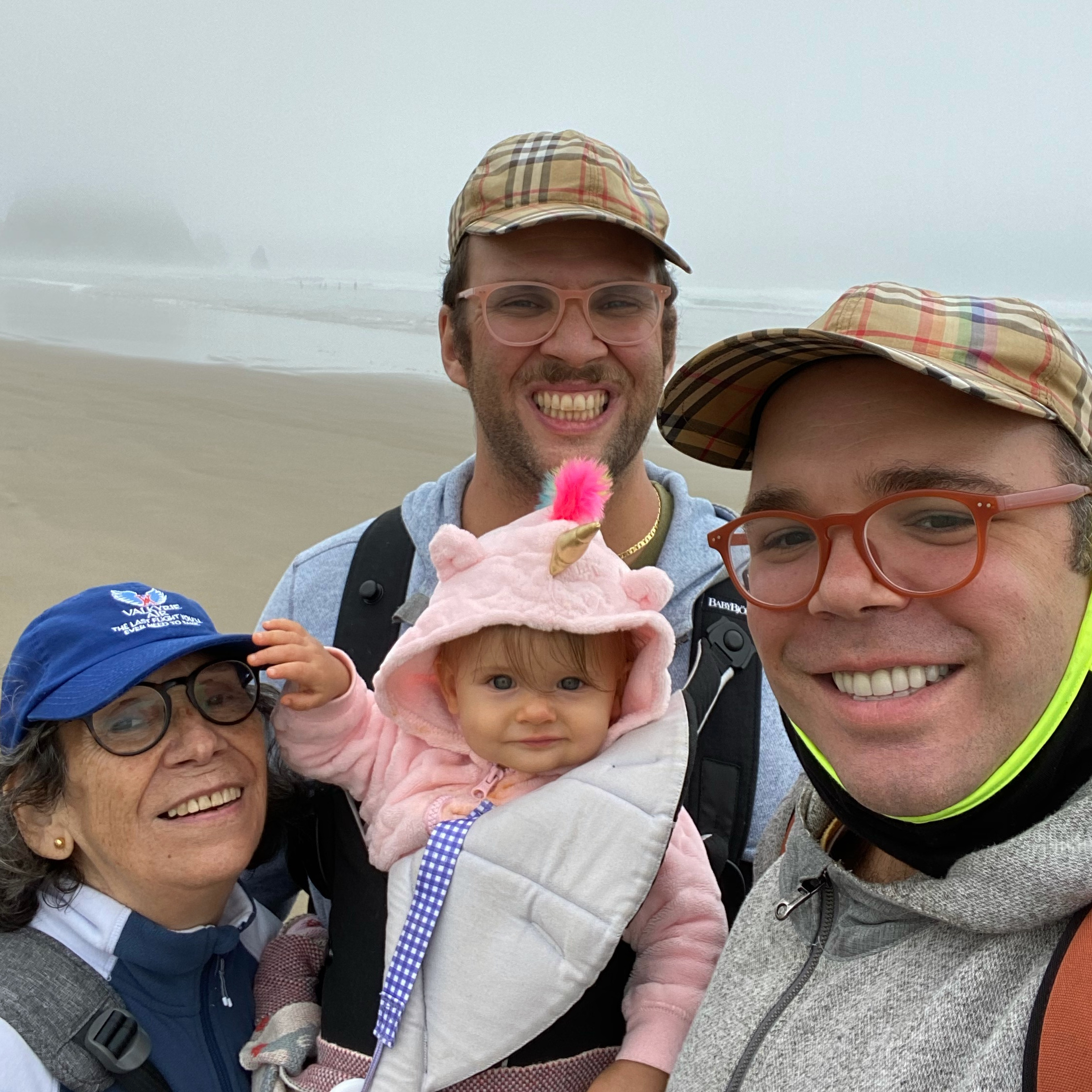 At the beach in Oregon