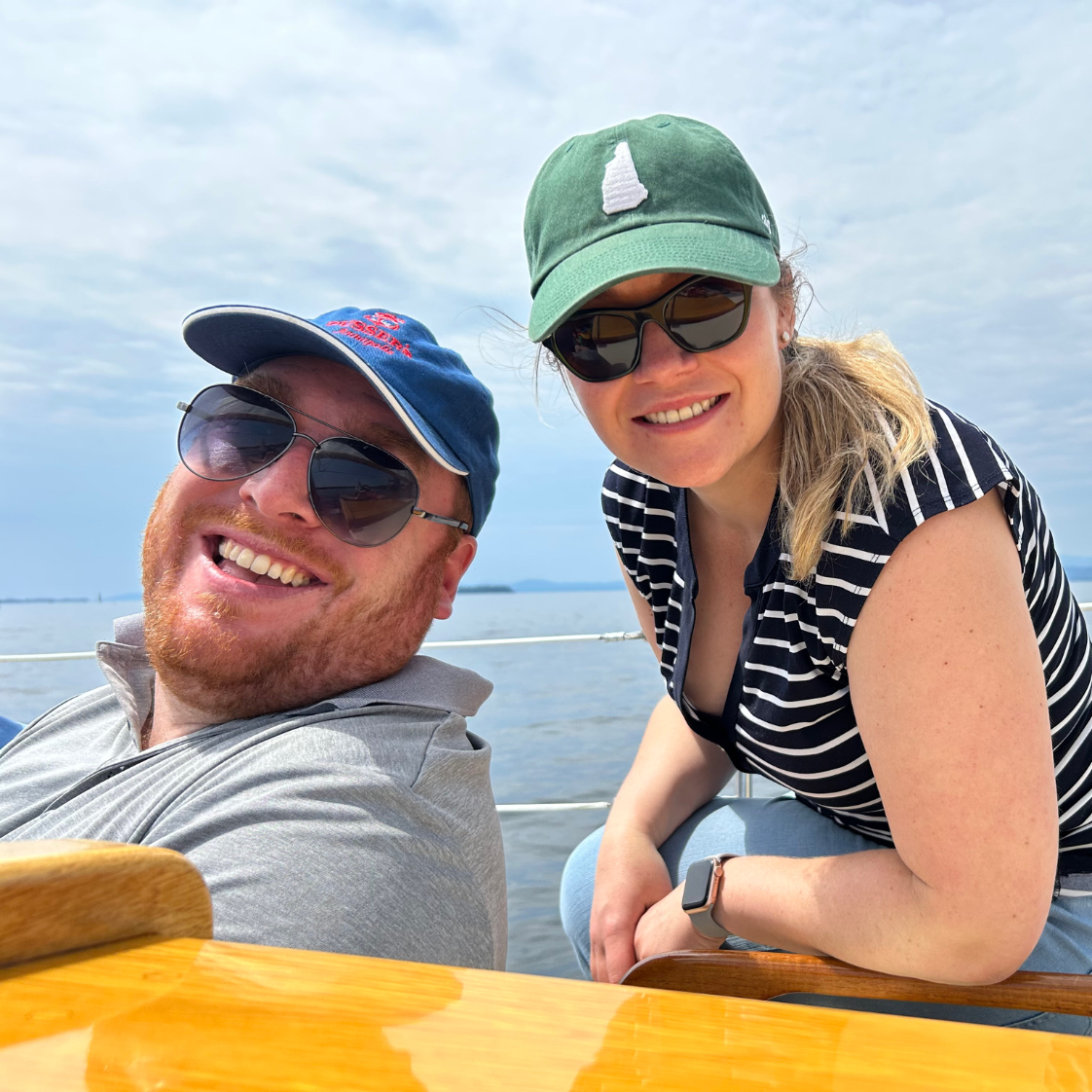 On a sail with family in Vermont 