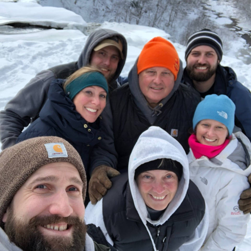 Jon & Ashley with Jon's Family
