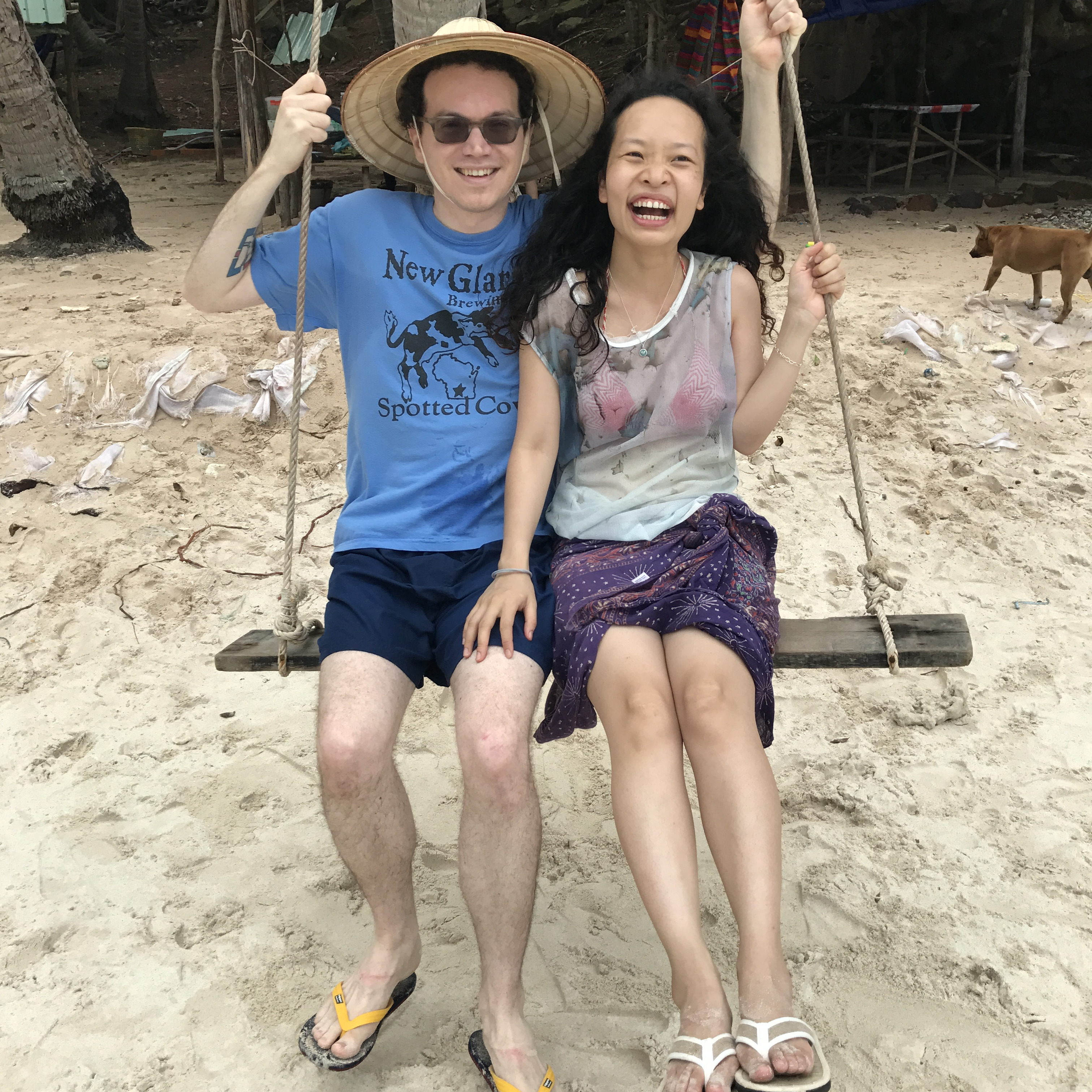 Island hopping during Lucas's first time to Vietnam