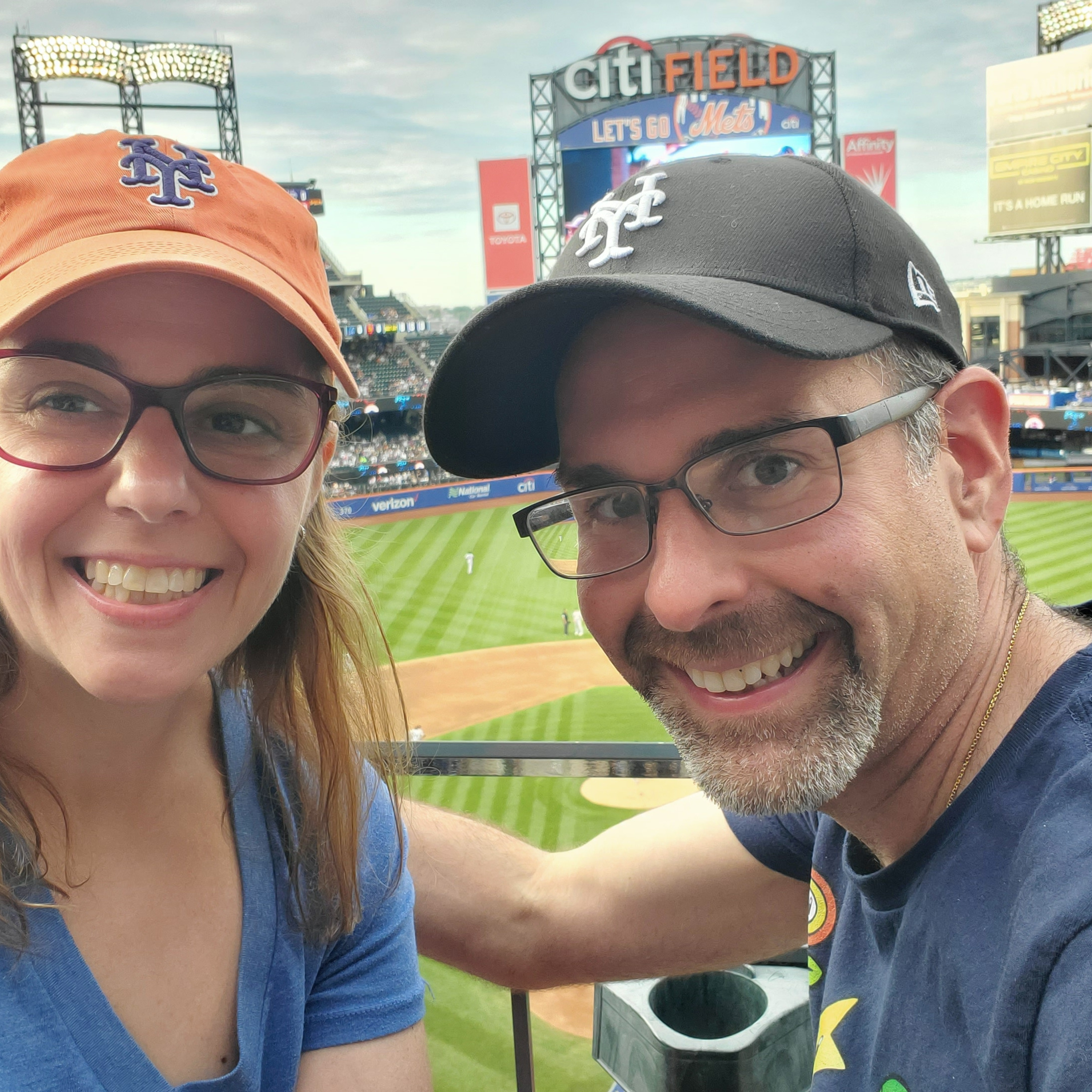 Fun at the Mets game!