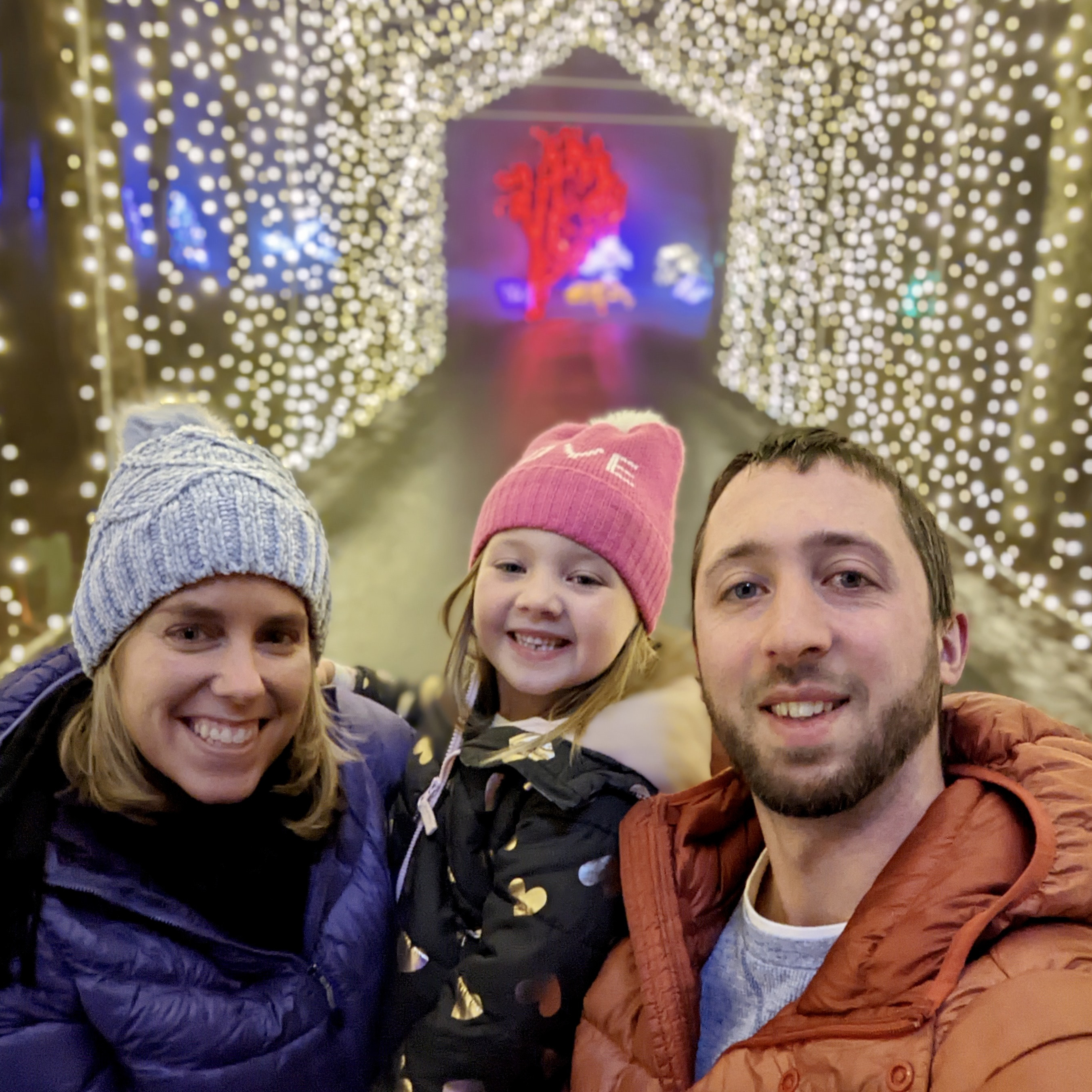 Family trip to “A Festival of Lights”