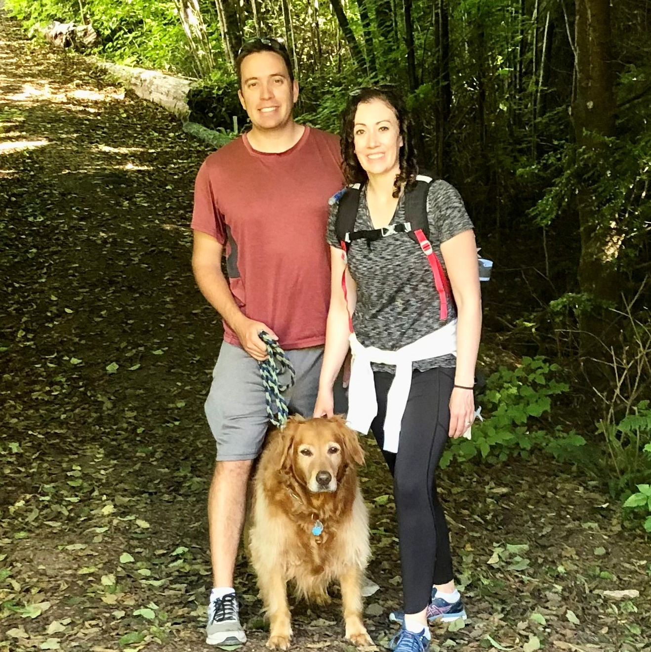 We enjoy outdoor adventures.