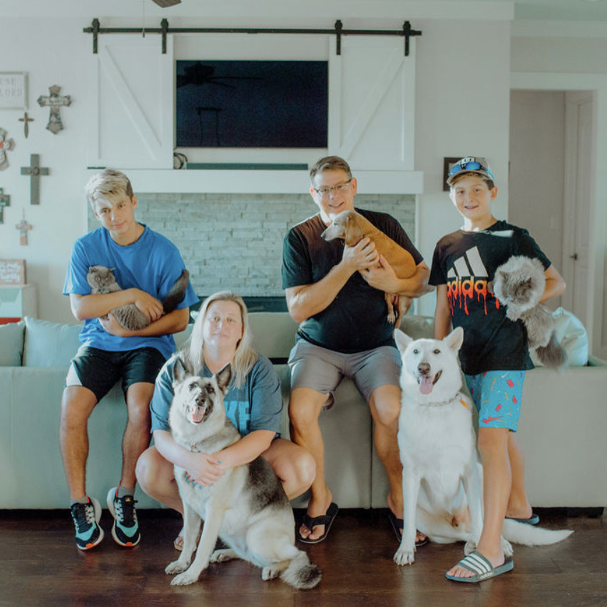 Family and fur babies