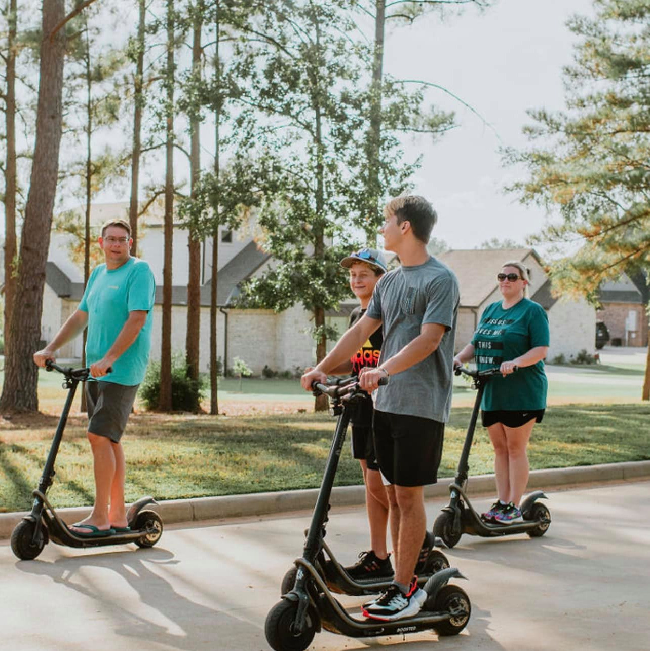 Family fun on our scooters!