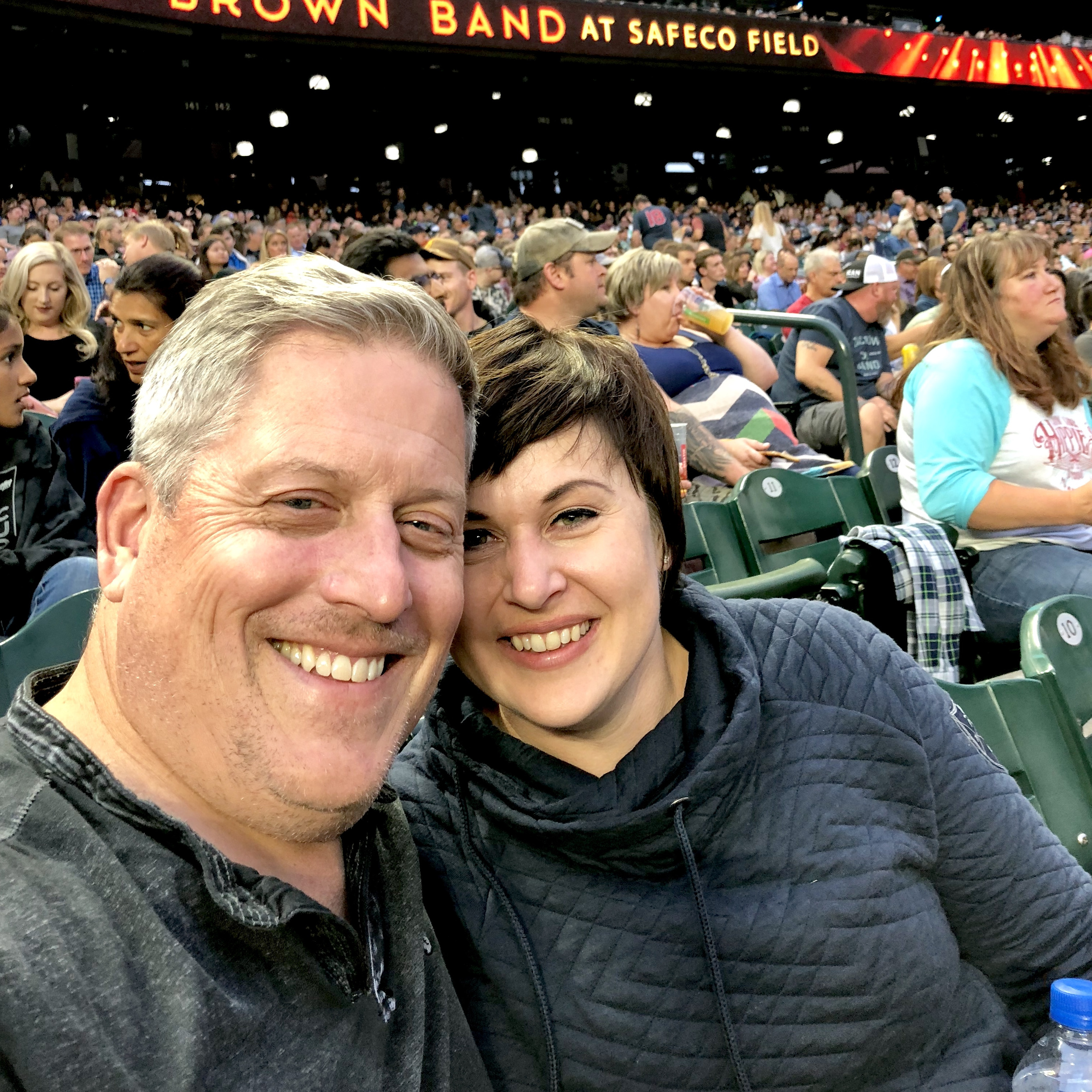 In Seattle at the Zac Brown Concert