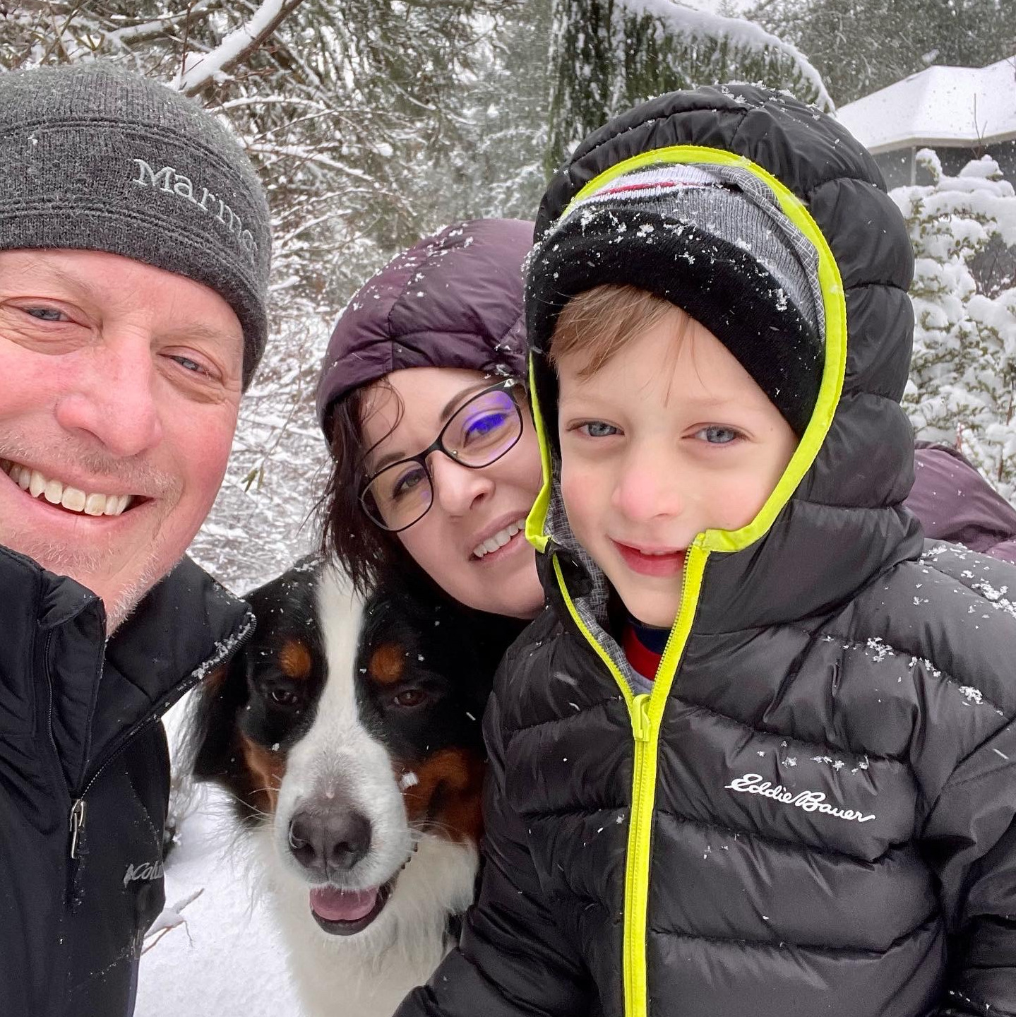 Fun in the snow with the whole family!