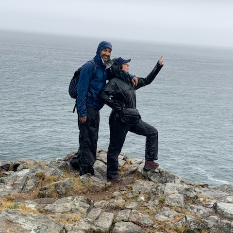 The rain can't stop our trek of Acadia! Onward!