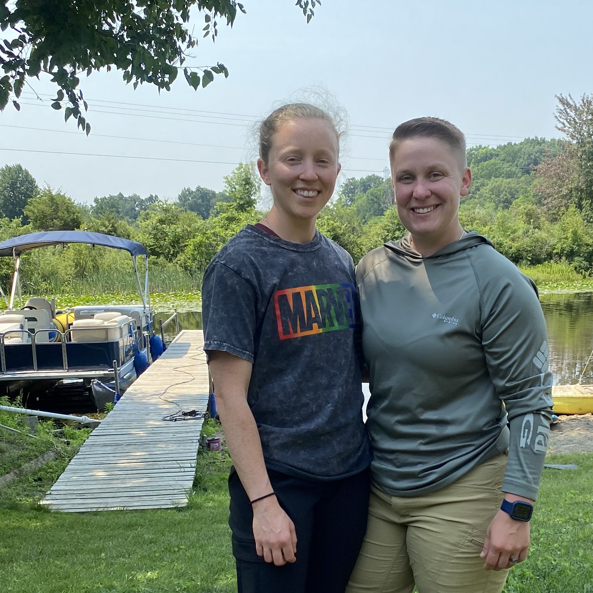 We spend every 4th of July at the lake with Mackenzie’s family!