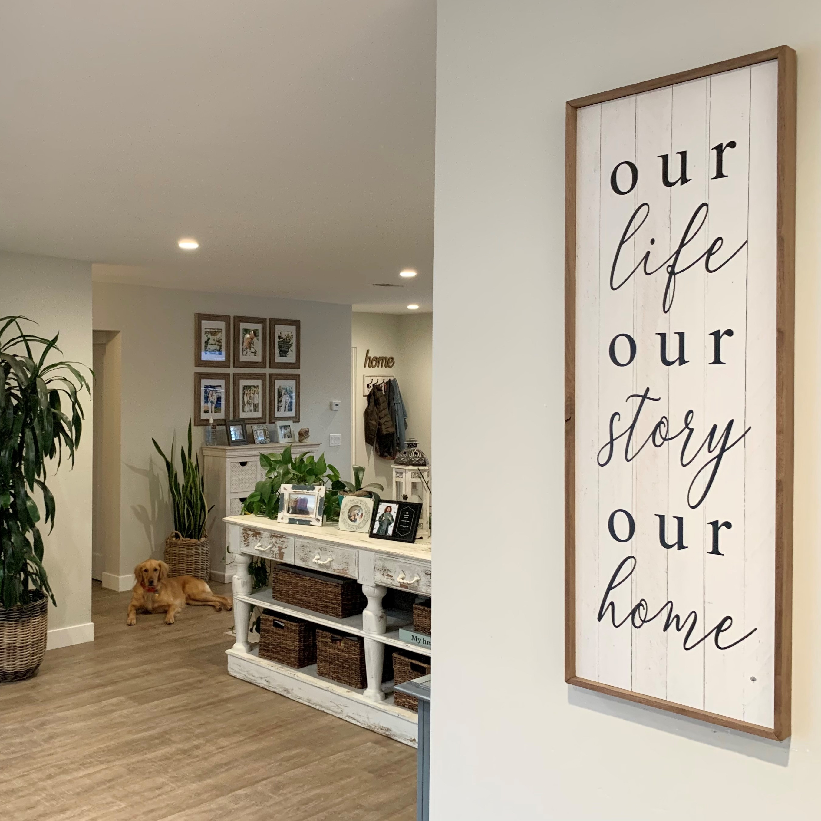 We have a cozy home at the beach and love to spend time as a family here.