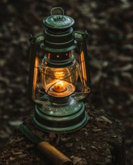Lampe à gaz piezo coque inox Lanterne camping pour cartouche gaz 190g  CAMPER GAZ