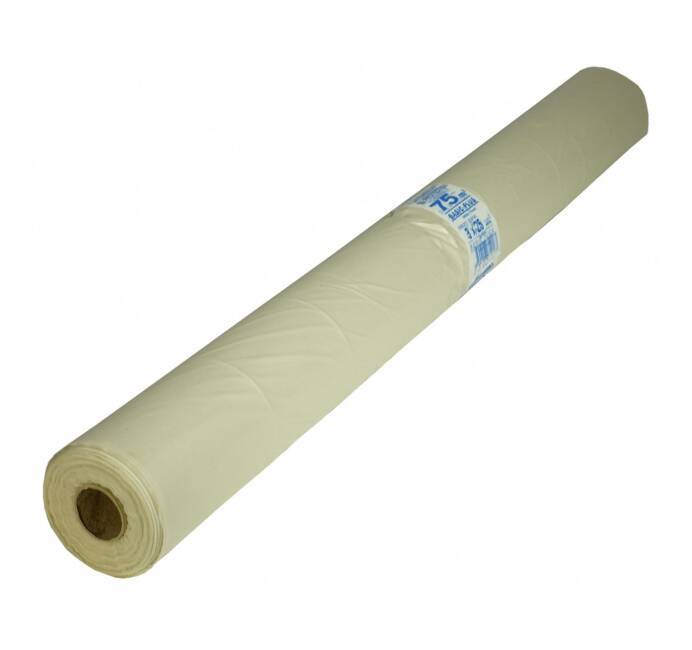 Bâche peinture 3x25 m 40 microns protection 75 m² - bache plastique translucide 3x25 m - Qualité standard
