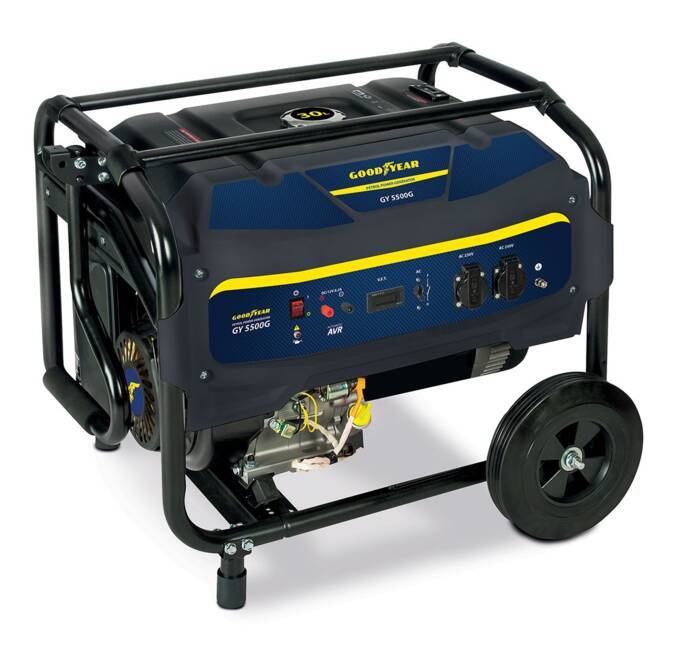 Groupe électrogène 5500W Moteur OHV 4T Essence Démarrage manuel