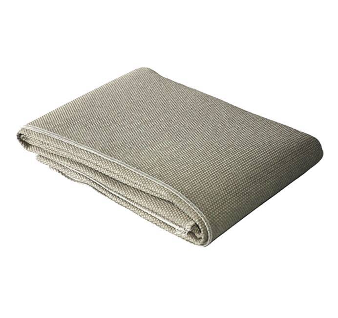 Toile anti-chaleur 2 x 2 m Anti feu M0 550°C Fibre de verre induction Polyuréthane Couverture Haute protection Weltek