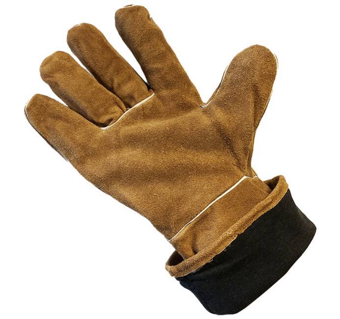 Gants de soudeur Cuir extra souple Anti chaleur Schumacher Taille 10 Manchette confort 15 cm