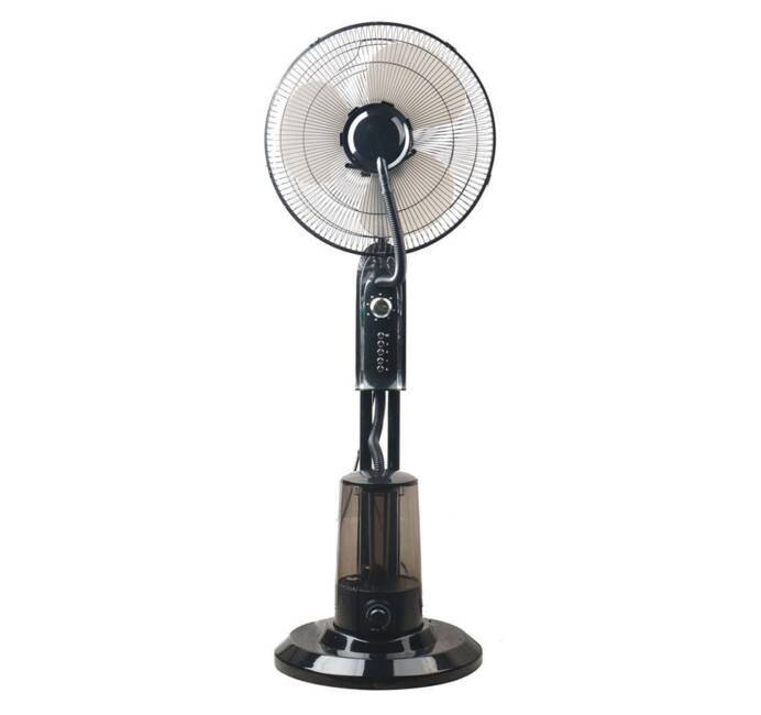 Ventilateur brumisateur 2-en-1 sur pied avec Télécommande - 75W