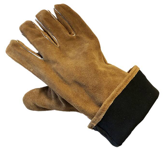 Gants de soudeur Cuir extra souple Anti chaleur Schumacher Taille 10 Manchette confort 15 cm