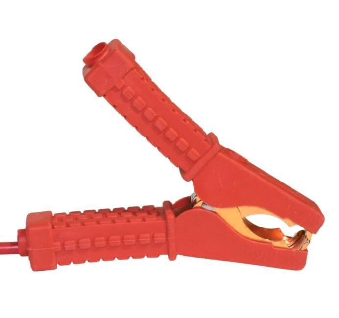 Pince à batterie voiture, crocodile 500A Rouge 