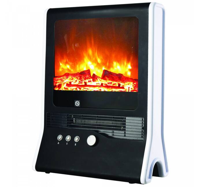 Chauffage appoint Cheminée electrique Niklas TV 2000W effet flamme