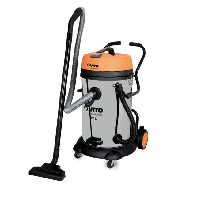 Aspirateur Professionnel Double moteur 2x1200W 75L EAU