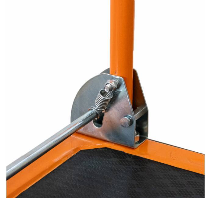 Chariot de manutention pliable avec plateau 62x48 cm Charge 150 kg BRIXO