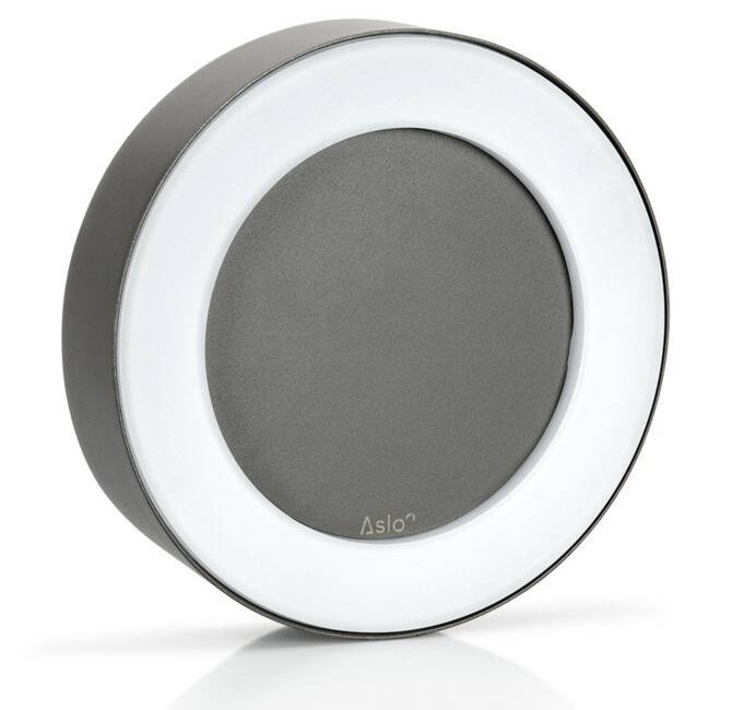 Plafonnier LED circulaire ASLO Luminor 16W 3000K Ø200 x 45 mm Blanc chaud IP54