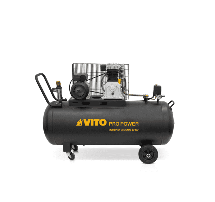 Compresseur à Courroie Professionnel 230V 200 L 4 CV 3 kW VITO PRO