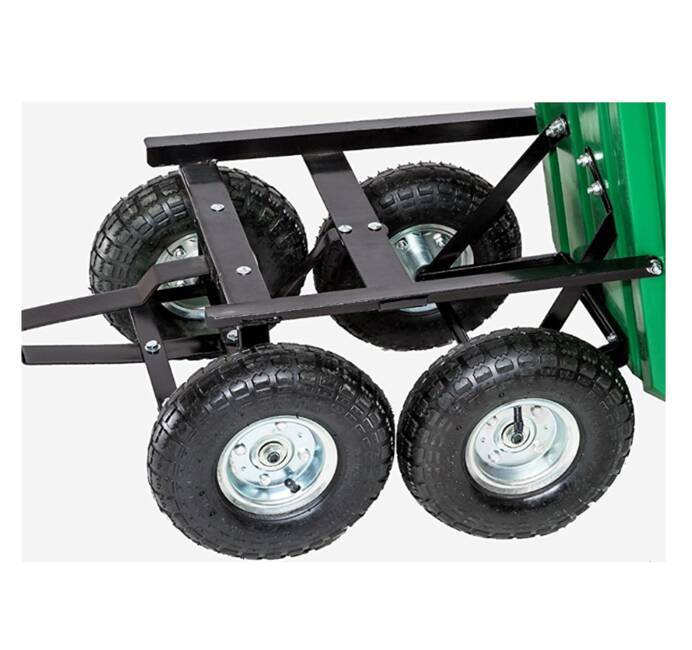 Chariot de jardin Relaxdays - chariot de jardin - pneumatiques - 250 kg - chariot  de