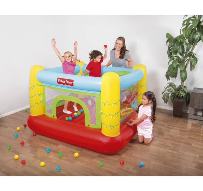 Château à balles gonflable pour enfants Fisher Price BESTWAY - 93542