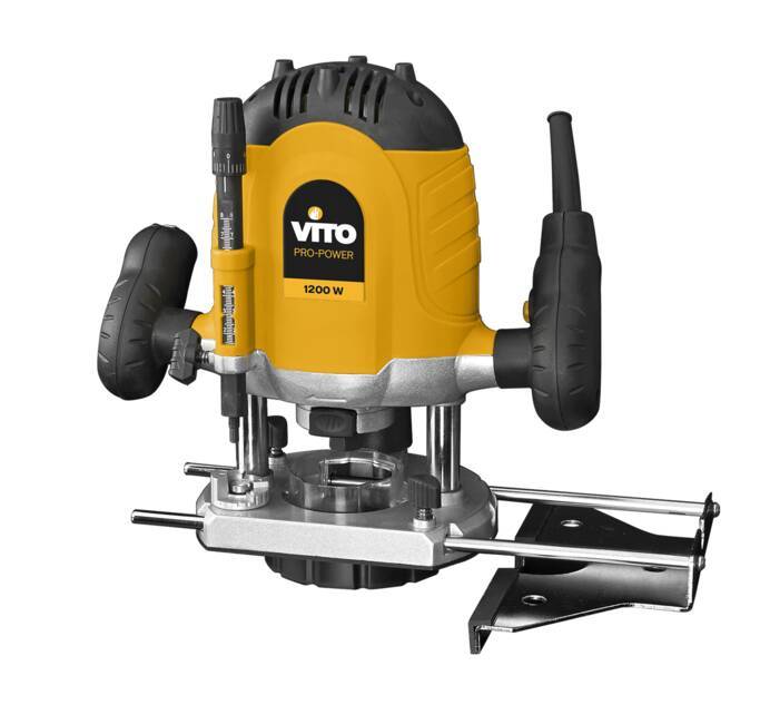 Défonceuse VITOPOWER 1200W 6- 8 mm 28.000 tr/min Bois massifs