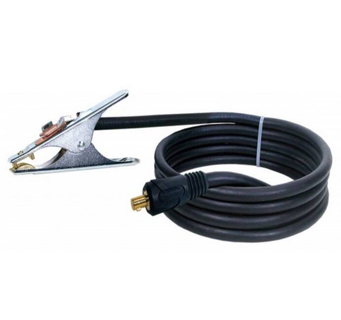 Câble de soudure 10mm2 HO1N2D 3 M + pince de masse 200A + Connecteur