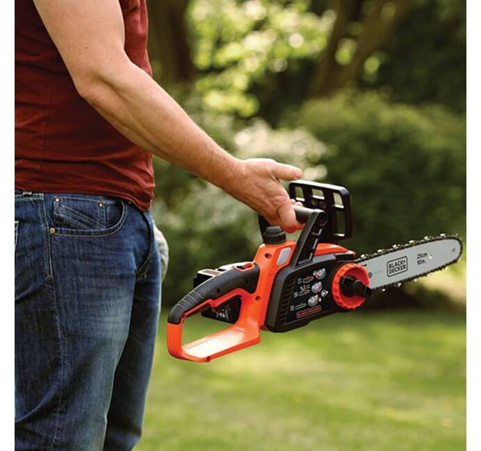 Black & decker Tronçonneuse Electrique 2200W Lame 45 cm Pompe à