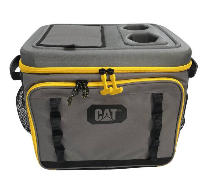 Glacière portable Sac isotherme 39 Litres Grand volume Chantier Camping  Plage Caterpillar
