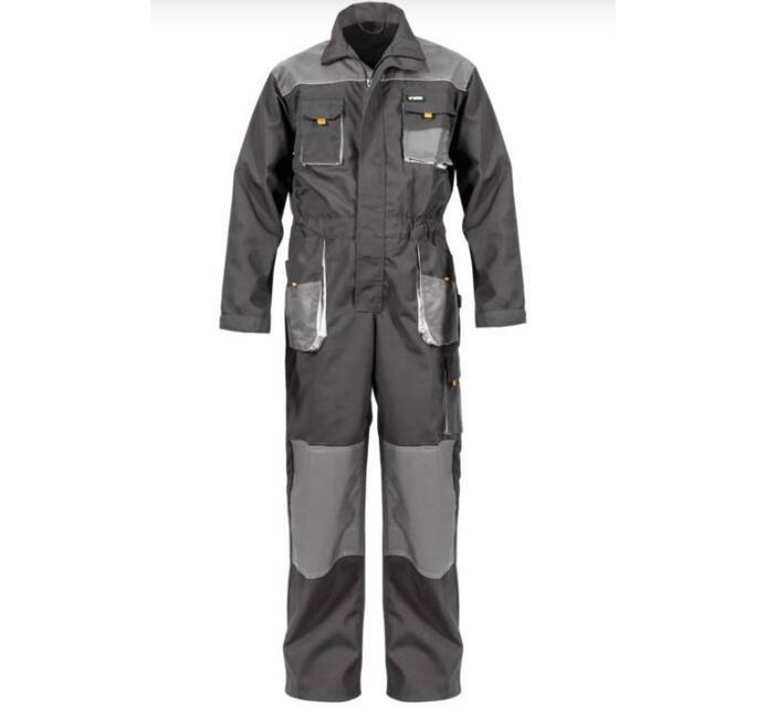 Combinaison de travail Comfort Plus Taille XL Couleur Gris Protection Oxford 9 Poches VITO