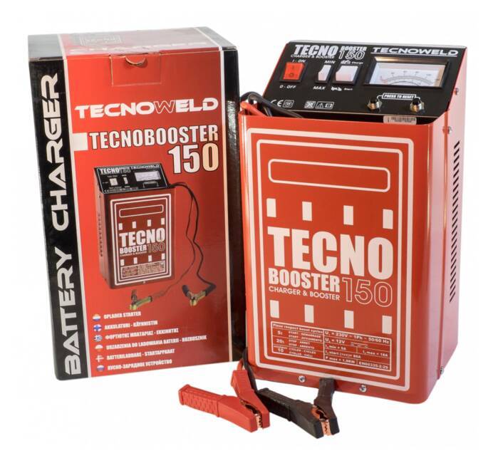 Tecnoweld - Chargeur démarreur BOOSTER de batterie 12V 25-250Ah compact  puissance 1900W - Chargeur Voiture 12V - Rue du Commerce