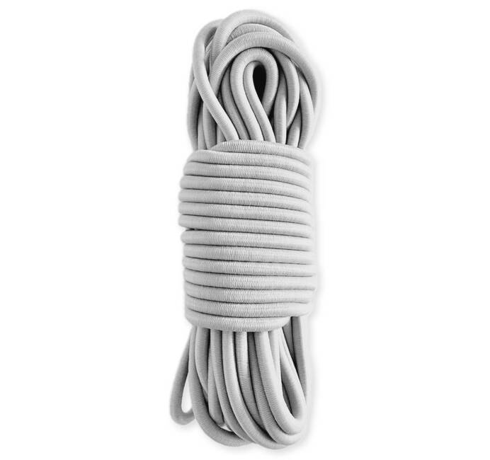Sandow élastique de 8mm de diamètre et 20 m de longueur - fixation élastique - bâche
