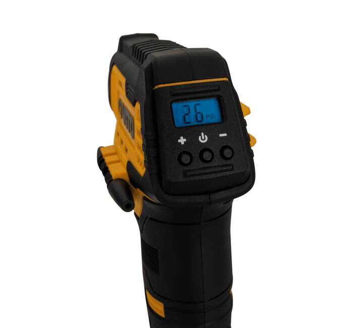 Compresseur d'air sans fil Batterie 20V - Pistolet Compresseur portatif Haute Pression 7 Bars Écran Digital et LED VITO