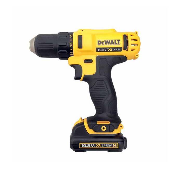 Perceuse Visseuse DEWALT 10.8V 3 batteries 1.3Ah Lithium- Ion + Lampe  Torche LED à