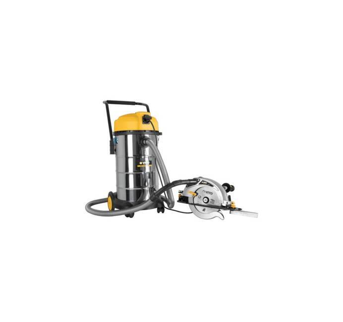 Aspirateur Eau Poussières et Cendres 1200W + soufflant Cuve INOX