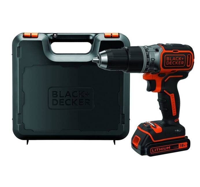 Perceuse-Visseuse sans fil Brushless 18V 1 batterie 1.5Ah BLACK+DECKER —  Mister PRO