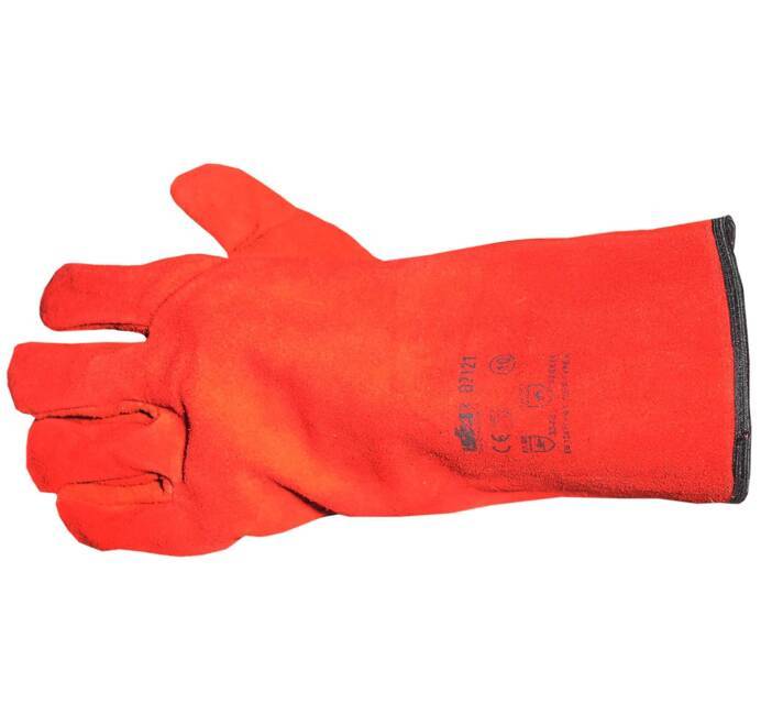 Gants soudeur anti chaleur THERMAL Rouge CONFORT- taille 10