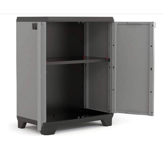 Armoire et étagère Armoire basse XL Garage - Noir - Keter FR