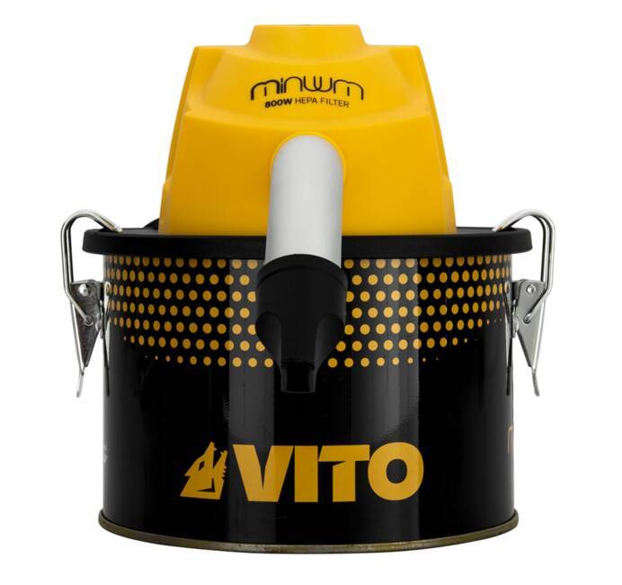 Aspirateur de cendres TORNADO 1400W 18L VITO Filtre HEPA Cendres Jusqu'à  50°C Souffleur Système Auto nettoyage du filtre