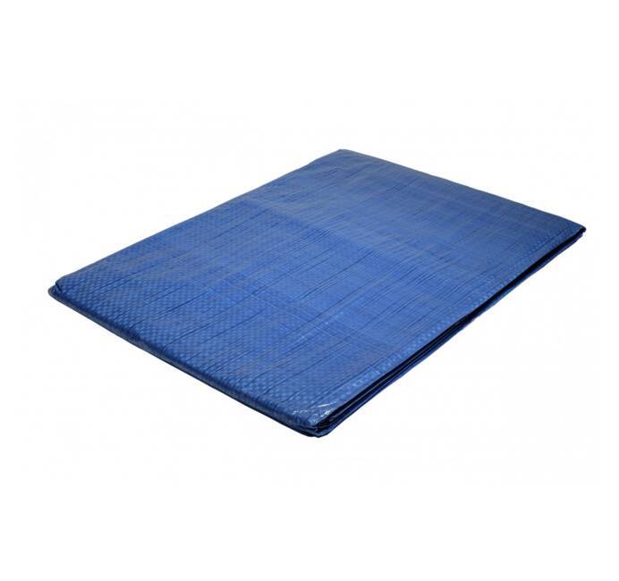 Bâche plastique 2x3 m bleue et verte 150g/m² - bâche de protection