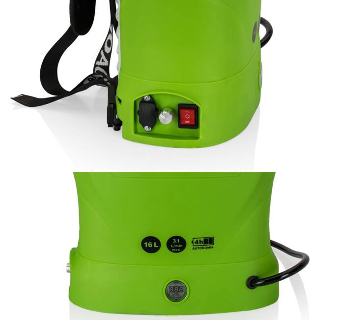 pulverisateur 16l batterie dos